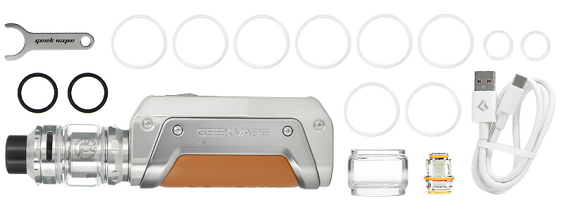 Box contents of Geekvape's Aegis Solo 3 kit